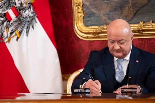 Ο νέος καγκελάριος της Αυστρίας, Κρίστιαν Στόκερ
